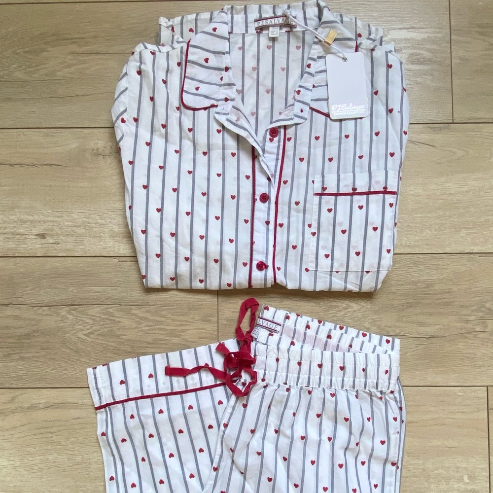 Amour Heart PJ Salvage Set